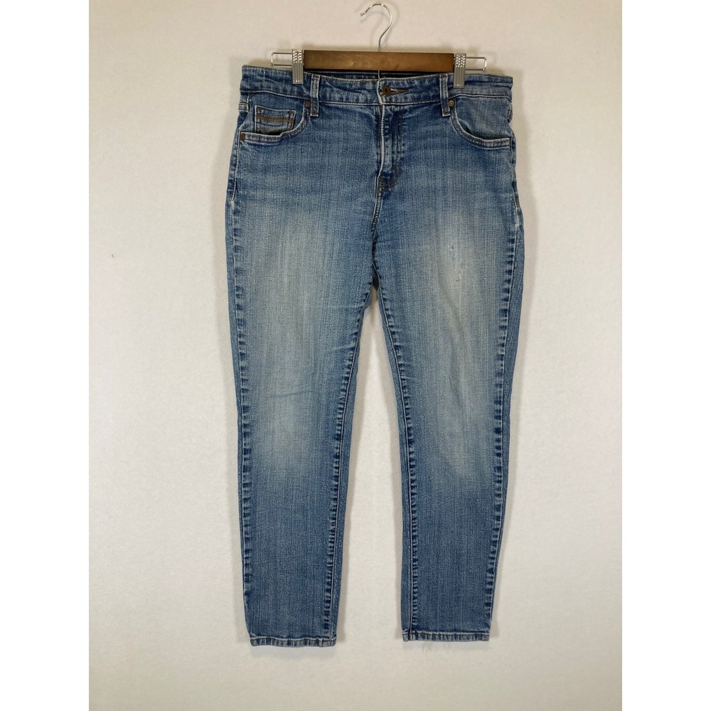 Classic Levi's Womens 31x32 Blue Mid Rise Skinny Jeans Medium Wash 53575-0002